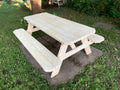 6' FULL STYLE PICNIC TABLE - UNFINISHED
