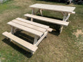 PICNIC TABLE COMBO - 4' Child Sized & 6' Adult Sized - Unfinished