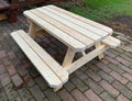 4' FULL DESIGN CHILD PICNIC TABLE - UNFINISHED