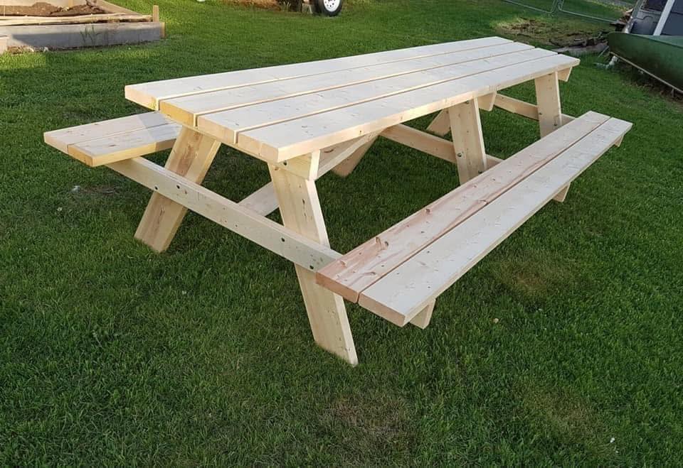 10' Standard Picnic Table - Unfinished